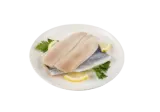 Salted herring fillet with skin, 1 kg