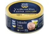 Tunų pjausniai saulėgrąžų aliejuje WELL DONE, 185 g