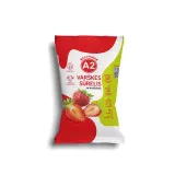 Varškės sūrelis be laktozės iš A2 pieno su braškėmis, 7,2% rieb., 100 g