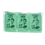 Закуска из морских водорослей с приправами со вкусом васаби WISH COME TRUE WASABI, 3x4 г