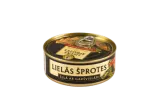 Didieji šprotai aliejuje su prieskoniais BRIVAIS VILNIS, 240 g