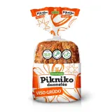 Pikniko duonelės su ruginiais viso grūdo dalių miltais, 4 x 60 g