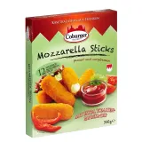 Kepamos Mozzarella lazdelės su pomidorų ir paprikų padažu COBURGER, 300 g