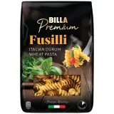 Itališki kietųjų kviečių makaronai FUSILLI BILLA PREMIUM, 500 g