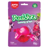 Vynuogių skonio guminukai AMOS PEELERZ, 65 g