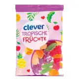 Guminukai tropiniai vaisiai CLEVER, 300 g
