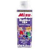 Jogurto gėrimas MIAU su miško uogomis ir "Bubble tea" burbuliukais 1,3% 500g