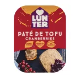 Tofu Pâté LUNTER, with Cranberries, 150 g
