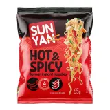 Быстро готовящиеся макароны с острым вкусом SUN YAN, 65 г