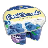 Grūdėta varškė su mėlynėmis, 7% rieb., 150 g