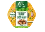 Tunų salotos JOHN WEST su medumi ir imbierais su lęšiais, 220 g