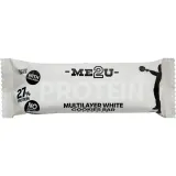Proteino batonėlis ME2U PROTEIN MULTILAYER WHITE COOKIES, 50 g