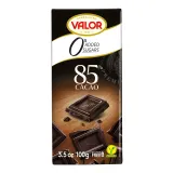 Sugar-free dark chocolate 85% VALOR, 100 g