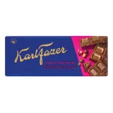 Pieninis šokoladas su razinomis ir lazdyno riešutais KARL FAZER, 180 g