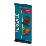 Dark chocolate with raspberries PERGALĖ, 85 g