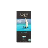Organic dark chocolate with sea salt (72%) CACHET, 90 g