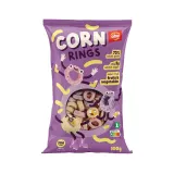 Kukurūzų užkandis CORN RINGS, 100 g