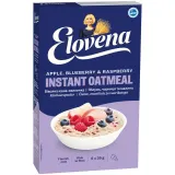 Avižinė košė su obuoliais, mėlynėmis ir avietėmis NORDIC, 6 x 35 g