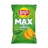 Green onion flavored potato chips LAY'S MAX WAVY, 120 g