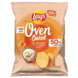 Запеченные чипсы картофельные со вкусом соуса из лисичек LAY'S OVEN BAKED, 180 г