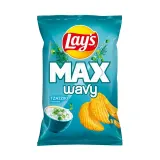 Чипсы картофельные со вкусом дзадзики LAY'S MAX WAVY, 120 г