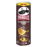 Чипсы картофельные со вкусом жареного стейка PRINGLES, 165 г