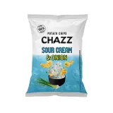 Potato chips with sour cream and onion flavor CHAZZ, 130 g
