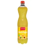 Negazuotas gėrimas ananasų ir persikų skonio RASA JUICE DRINK, 1,5 l