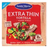 Plonos visų grūdo dalių kvietinės tortilijos SANTA MARIA, 240 g (8 vnt.)