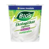 Ekologiškas jogurtas be laktozės BIOS, 3,8% rieb., 125 g