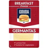 Sliced cheese GERMANTAS GOUDA, 45 % fat, 300 g