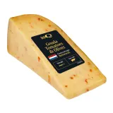 GOUDA cheese with olives and tomatoes DELI Q, 130 g