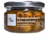 Оливки SKANOVĖ в маринаде с медом и зелеными лимонами, 200 g
