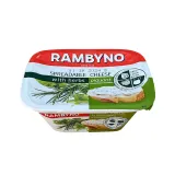 Spreadable melted cheese RAMBYNO with herbs, 50% fat, 175g
