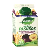 GAMTOS fermented buttermilk with plum seeds, 0.3%, 0.5 kg