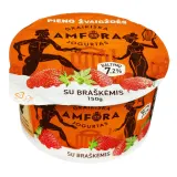 Йогурт с клубникой ГРАЙКИШКА АМФОРА, 3,1%, 150г