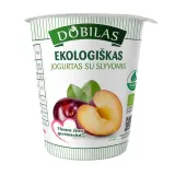 Ekol. yogurt with plum DOBILAS, 3.1 %, 300 g