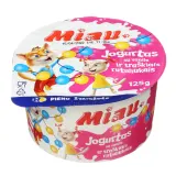 Йогурт с ванилью и тр. шар. MIAU, 5%, 125г