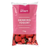 Braškių sk. geriam. jogurtas RIMI SMART, 1 kg