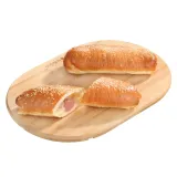 Булочка с сосиской и сырной начинкой, 110 г