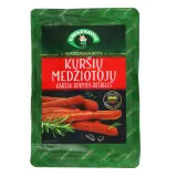 Hot smoked KURŠIŲ meat sausages, a. r., 600g