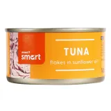 Chopped tuna in sunflower oil RIMI SMART, 185 g
