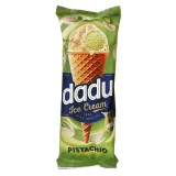 Пистачиевый съедобный пломбир с вафельными кусочками DADU, 150мл/90г