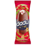 Valg. ledai DADU su braškių įdaru, 100ml/69g