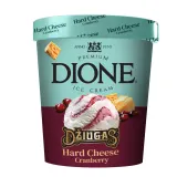 Мороженое DIONE с кислым кремом и шпинатом