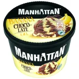 Бананово-шоколадное мороженое MANHATTAN, 1,4 л / 742 г