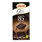 Dark chocolate 85% VALOR with sweeteners, 100 g