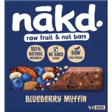Batonėlis su mėlyn. BLUEBERRY MUFFIN, 4 x 35g
