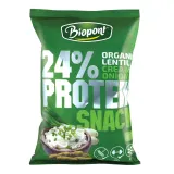 Ecological lentil crisps with onion flavor BIOPONT, 50 g