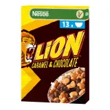 Хлопья с шоколадом и карамелью NESTLE LION, 400 г